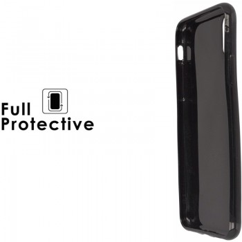 Silikoninis juodas 0.6 mm. dėklas (IPHONE XS MAX)